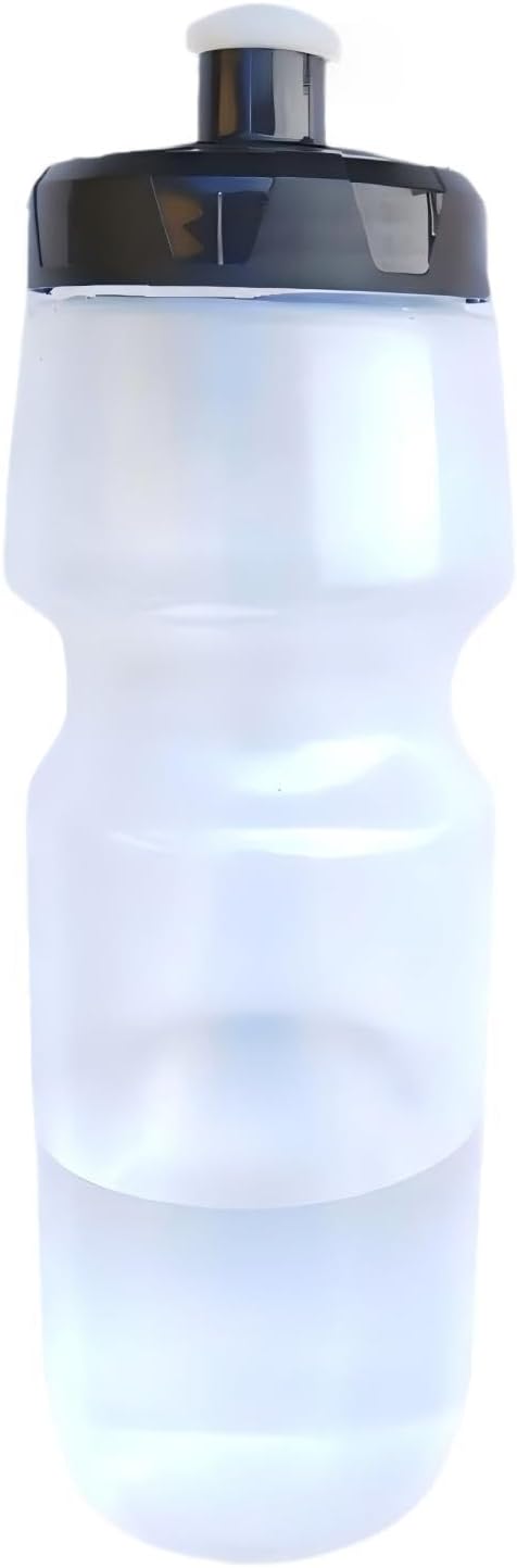 Bike Water Bottle Sports Squeeze Bottle, 24oz Bicycle Water Bottles with a Leak-proof Cap, BPA Free, Suitable for Gym Cycling Hiking Outdoor Sports.(clear