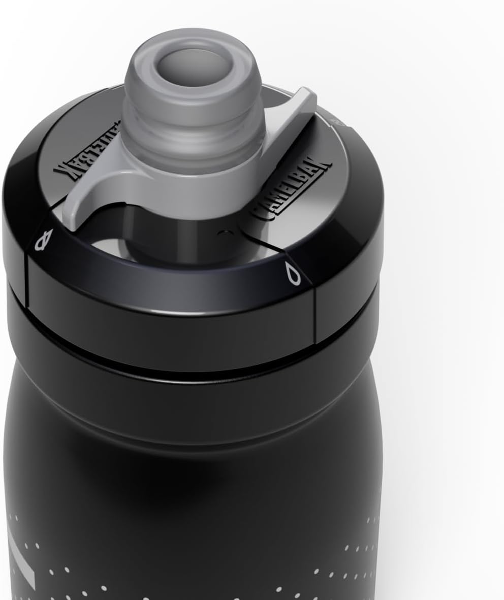 CamelBak Podium Bike Squeeze Water Bottle Black, 15oz