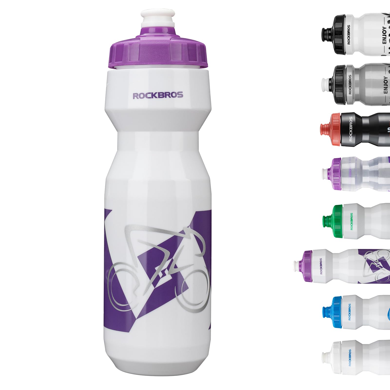 ROCKBROS Cycling Water Bottle, 20-25oz Cycling Bottle,Without BPA and BPS