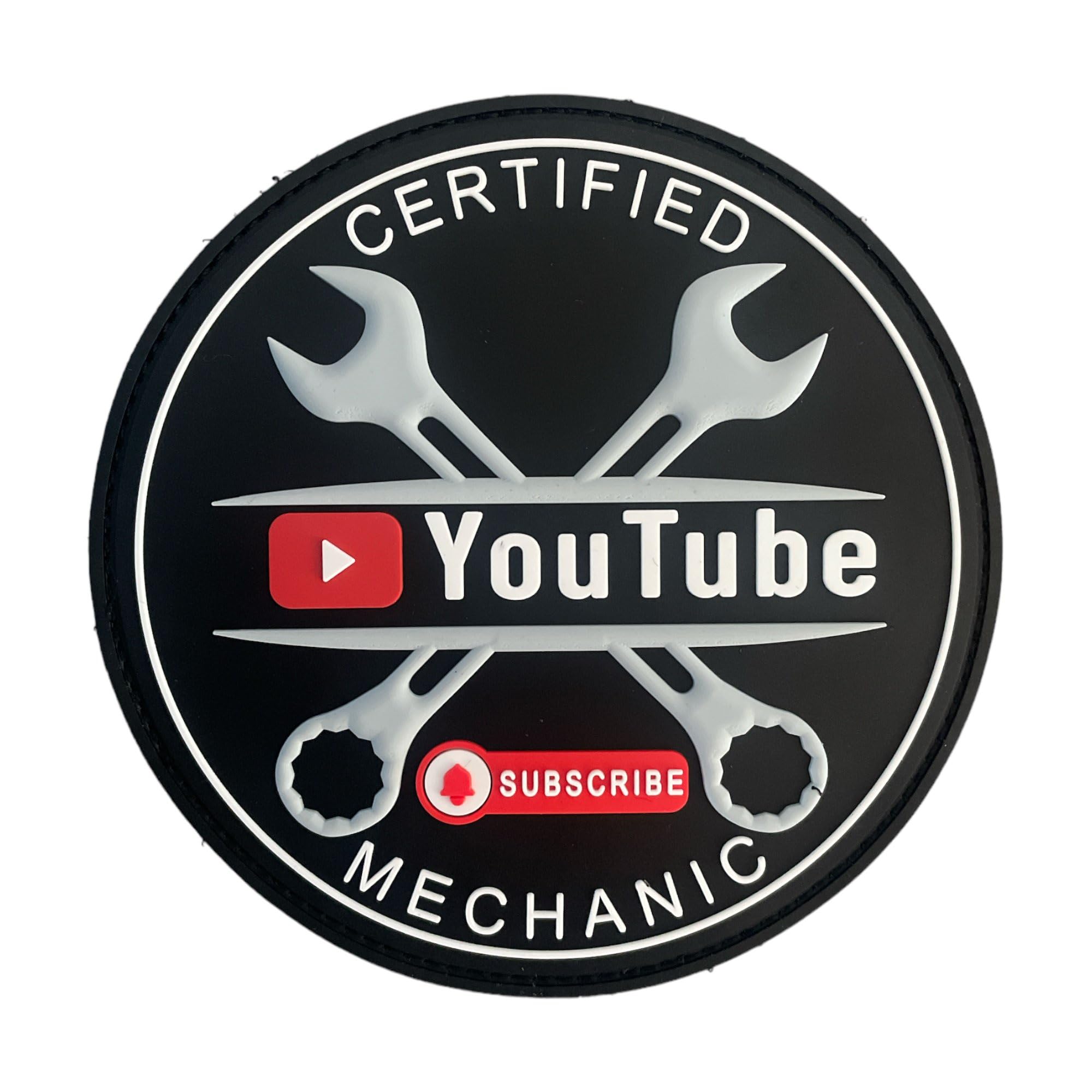 Jestik PVC Patch, Funny Patches, Humorous Tactical Morale Patch with Hook and Loop Fastener, Cute Patches for Backpacks, Military Uniforms, Jeans, Jackets, Vests, Hats & More - Never Go Full