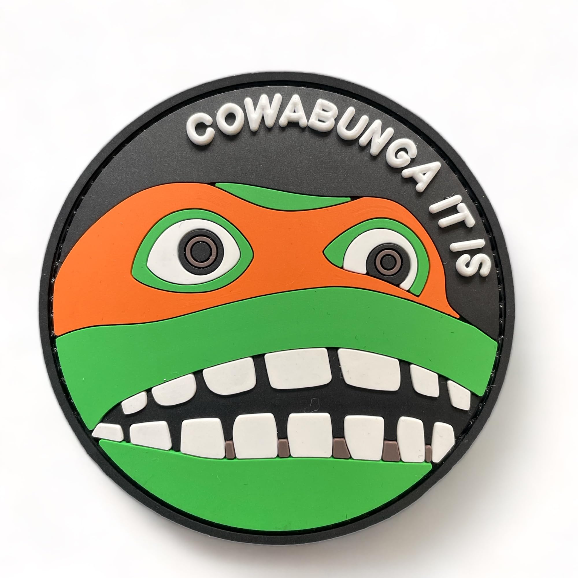 Jestik PVC Patch, Funny Patches, Humorous Tactical Morale Patch with Hook and Loop Fastener, Cute Patches for Backpacks, Military Uniforms, Jeans, Jackets, Vests, Hats & More - Never Go Full