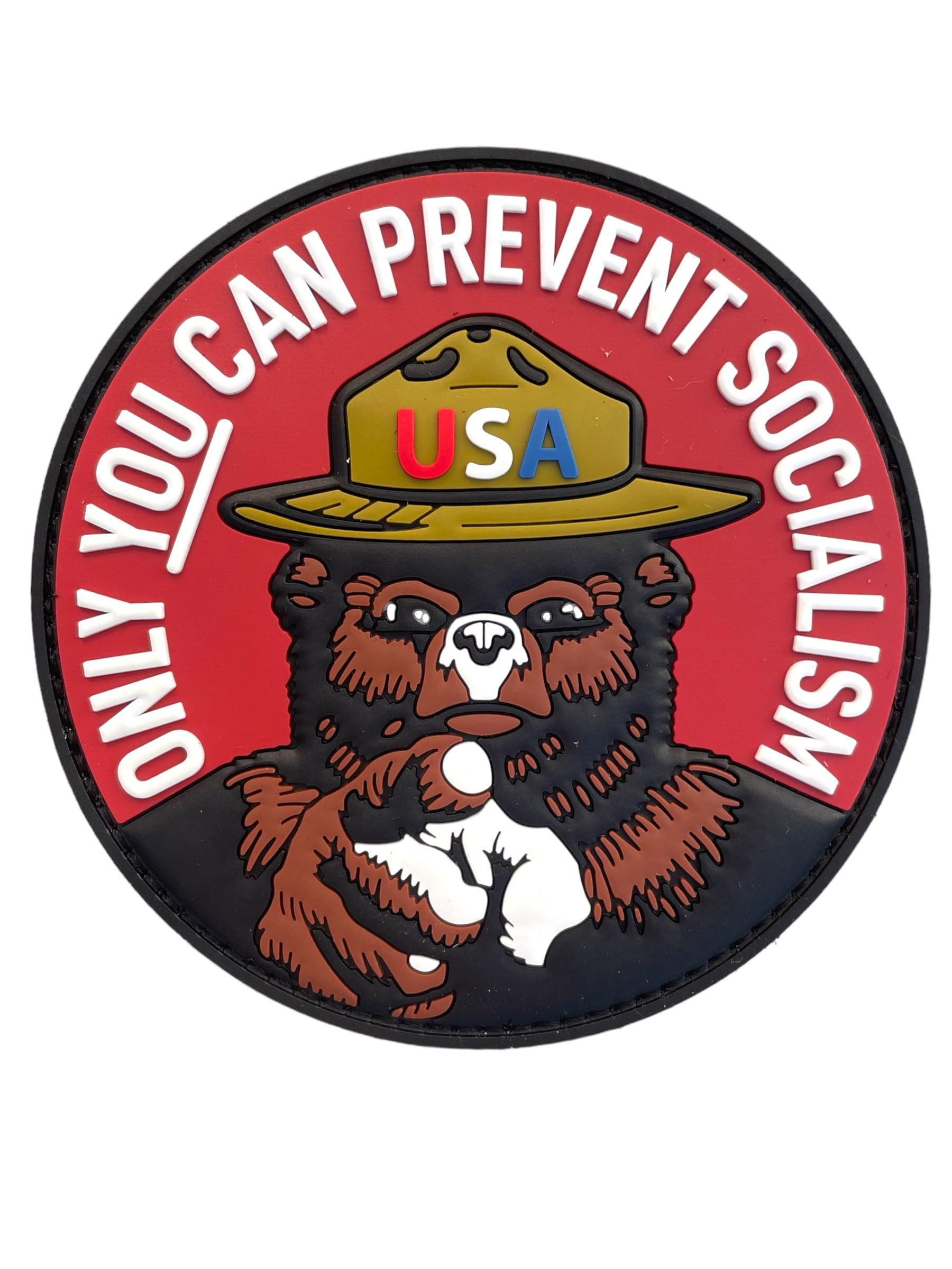 Jestik PVC Patch, Funny Patches, Humorous Tactical Morale Patch with Hook and Loop Fastener, Cute Patches for Backpacks, Military Uniforms, Jeans, Jackets, Vests, Hats & More - Never Go Full